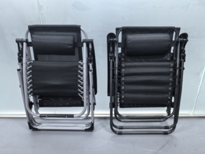 Phong cách hiện đại kim loại lưới gấp bãi biển ghế lớn thư giãn không trọng lực sàn ngoài trời phòng chờ cho cắm trại và câu cá - Product Image 5