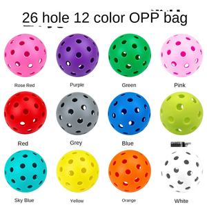 Set di 12 Palline da Pickleball Colorate da 74MM per Stampaggio Rotazionale a 26/40 Fori, Produzione Globale - Product Image 1