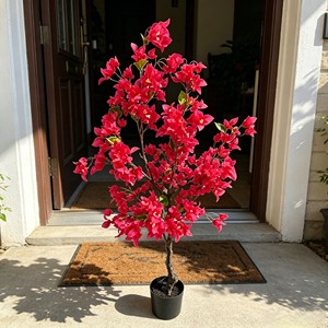 High Quality Real Touch <b>Artificial</b> Silk Bougainvillea <b>Trees</b> Durable <b>Indoor</b> Desktop Plants - Product Image 5