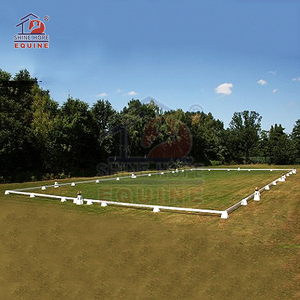 Arène de dressage mobile pour chevaux en HDPE <span class=keywords><strong>blanc</strong></span> résistant aux UV pour l'équitation de dressage - Product Image 1