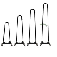 Pied de table pliable en métal au design moderne Support de jambe d'ordinateur à café pour le salon Accessoires de camping en plein air Style de panneau de bois