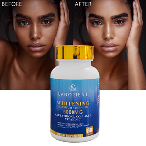 Private Label Biologische Gezonde Supplementen Producten Huid Whitening Anti-Black Spot Glutathion 5000Mg Capsules - Product Image 2