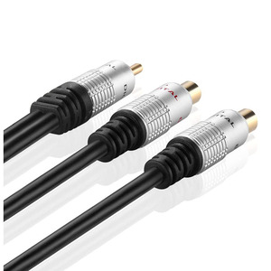 <span class=keywords><strong>RCA</strong></span> Dual RCAF Y-<span class=keywords><strong>Cable</strong></span> 2-Mujer <span class=keywords><strong>a</strong></span> 1-conector macho de <span class=keywords><strong>Cable</strong></span> conector de <span class=keywords><strong>Cable</strong></span> Jack de Audio Digital o Subwoofer - Product Image 3