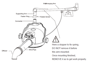 Pengering Anionik Gantung Dinding Kelas Salon dengan Dudukan Dinding yang Kokoh untuk Pengeringan dan Penataan Bulu Anjing - Product Image 5
