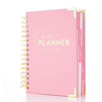 Nouveau design, logo personnalisé imprimé, carnet de planification d'entraînement hebdomadaire A4 à spirale, journal, agenda, carnet de notes, impression en vente