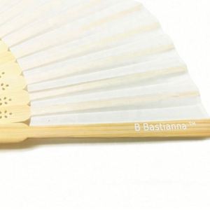 Custom Folk Art Painted Sublimation Folding Bamboo Wedding <b>Hand</b> <b>Fan</b> for Bride - Product Image 6