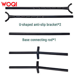 Soporte para Hamaca Doble Woqi, Estructura de Acero Resistente, Ajustable para Interiores y Exteriores, Ganchos Ajustables, Capacidad de 250 lb - Product Image 1