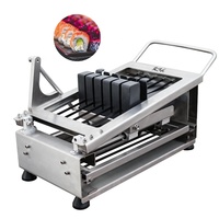 Pièces de coupe commerciales manuelles en acier inoxydable Corée Machine de découpe de coupe de rouleaux de sushi carrés ronds