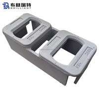 Accessoires de conteneurs à fond double surélevé en acier structurel ISO, pour conteneurs frigorifiques simples, galvanisés à chaud, avec connecteurs ISO Decksocket encastrés