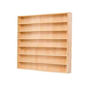 Étagère de rangement de bureau en bois massif à 7 niveaux, organisateur de bureau rectangulaire, rangement mobile multi-niveaux pour salon de manucure ou atelier - Product Image 2
