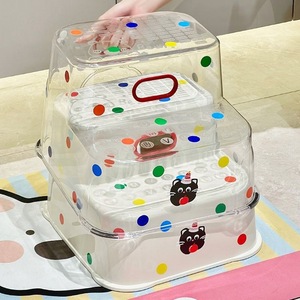 Kids Bath <b>Step</b> <b>Stool</b> With Polka Dots And Cartoon Design For Toilet Use - Product Image 4