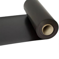 Feuille magnétique polyvalente unie, bande magnétique souple en caoutchouc brut non enduit pour artisanat/enseignes/supports/scellés, taille personnalisée OEM