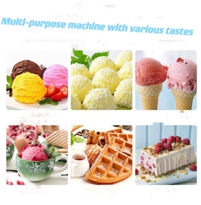 Commercia Batch Freezer Stainless Steel Table Top/Vertical Three Phase 110V/220V Italian Sundae Gelato Hard Ice Cream <strong>Machine</strong> - Product Image 4