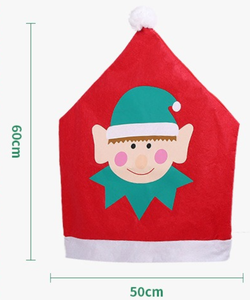 Coprisedie in Feltro <span class=keywords><strong>per</strong></span> Decorazioni Natalizie e Cene Festive - Product Image 2