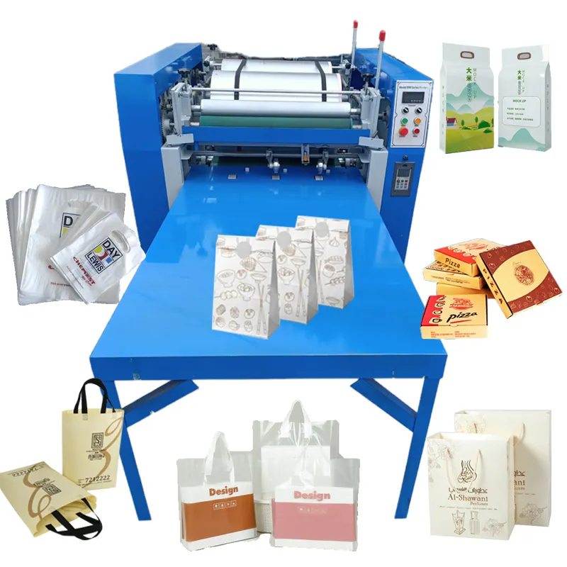 Cnc 4-6 renk xo so BASKI MAKİNESİ küçük karton kutu baskı makinesi BASKI MAKİNESİ jüt Mylar pirinç BASKI MAKİNESİ üzerinde plastik poşetler