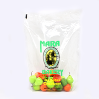 Wicket Grande Boulangerie Pain Gâteau Cookie Sacs en nylon Emballage alimentaire en plastique Emballage de collations gratuites Joint à chaud Transparent LDPE 9 couleurs