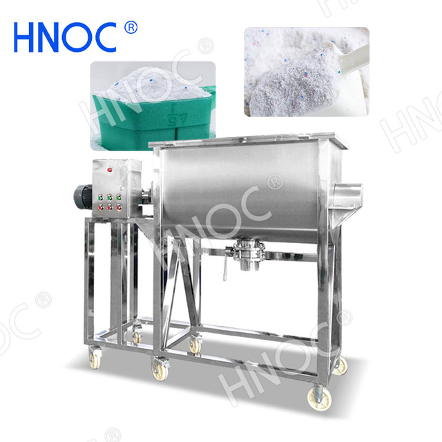 HNOC Vortex Tile Adhesive Blender Machine 100 250 Kg Capacity Ribbon Detergent Powder Mixer 50kg