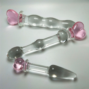 Liefde Toverstaf Kristal Anale Plug Roze Hart Butt <span class=keywords><strong>Dildo</strong></span> Seksspeeltjes Voor Vrouw Stick - Product Image 2