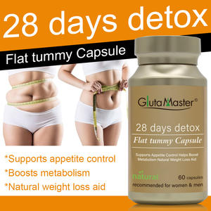 Gluta Master 28 giorni Detox capsula di pancia piatta aiuto naturale per la perdita di peso aiuta a rafforzare il metabolismo capsula di controllo dell'appetito - Product Image 2