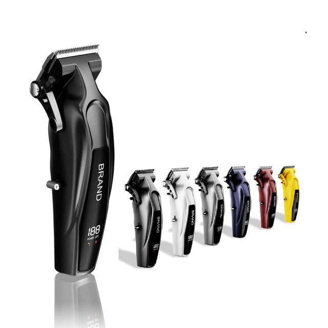 Wholesale Barber Electric Hair Clipper Kit Professional Led Display USB Cordless Hair Cutting Machine Fade Hair Clipper Men
