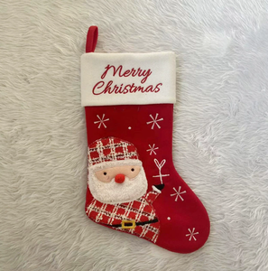 2026 New Christmas Stocking Cartoon Santa Snowman Reindeer Pattern Xmas Gift <strong>Bag</strong> Holiday Party Decoration Hanging Ornament - Product Image 4