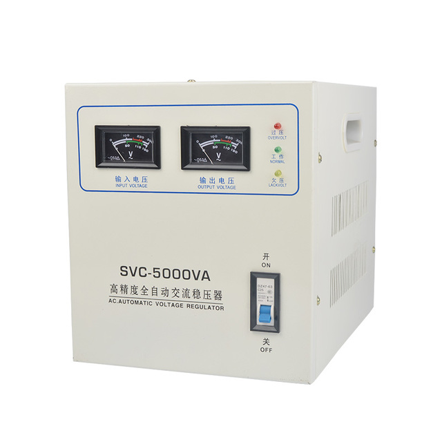 Single-phase High-precision Automatic AC Regulator  5000VA Voltage Stabilizer
