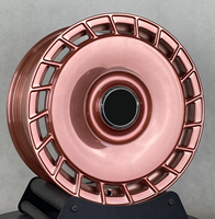 Rines Deportivos Forjados en Oro Rosa para Autos de Pasajeros de 18, 19, 20, 21 y 22 Pulgadas, 5x114.3, 5x120, para Tesla, Honda Civic, Toyota Supra, Infiniti