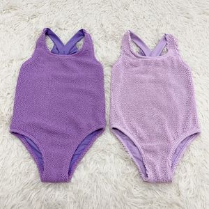 MLY サマー子供用女の子ワンピース水着カスタムパターンビキニ調節可能なバックル二重層水着 - Product Image 5