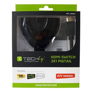 Switch Idata 3F30 4K UHD Negro 3 puertos IDATA 3F30 - Product Image 4
