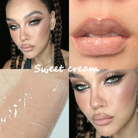 Gloss à Lèvres Végane Logo Personnalisé Maquillage Minéral Marque Blanche Lisse Hydratant Brillant Longue Tenue Lèvres Repulpées Livraison Gratuite