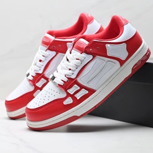 Chaussures de sport décontractées unisexes 2026 Black White <span class=keywords><strong>Bones</strong></span>, polyvalentes, en cuir, tendance, pour hommes et femmes - Product Image 3