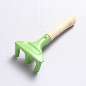 Children's Gardening Tools Set 3-Piece Shovel Rake Trowel Wooden Handle Lightweight Garden Hand Tools For Kids Planting - Product Image 5