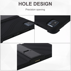 Funda de cuero PU para tableta con soporte con carcasa protectora de silicona suave para tabletas TCL <span class=keywords><strong>TAB</strong></span> <span class=keywords><strong>10s</strong></span> 9080G 2021 <span class=keywords><strong>Tab</strong></span> 10 de 10,1 pulgadas - Product Image 6