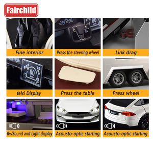 Modellino Auto Tesla <span class=keywords><strong>Model</strong></span> X/<span class=keywords><strong>S</strong></span>/3 in Scala 1:24 Personalizzato con Colonnina di Ricarica - Marca Fairchild Unisex Età 2-13 - Product Image 6