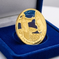 Pièces commémoratives chrétiennes personnalisées avec logo, en argent plaqué, moulées sous pression, pour collection chrétienne – Conception du fabricant
