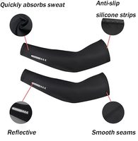 Manchons de bras de sport pour joueurs personnalisés Protection UV manchons de bras en soie de glace manchons de bras pour sports électroniques