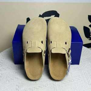 Pantoufles d'été confortables pour hommes et femmes de la célèbre marque de créateurs, <span class=keywords><strong>sabots</strong></span> en cuir véritable - Product Image 1