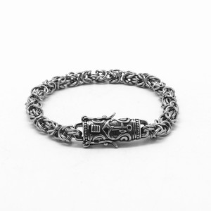 สร้อยข้อมือสมอเรือเงินธิเบตของผู้ชายสร้อยข้อมือแฟชั่น - Product Image 1