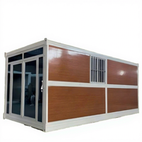 Maison conteneur pliable, abri d'urgence, clinique modulaire préfabriquée à installation rapide, salle d'isolement pour les catastrophes