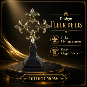 Ornement <span class=keywords><strong>de</strong></span> table en forme <span class=keywords><strong>de</strong></span> croix décorative traditionnelle en résine, fait main, pour anniversaire et décoration intérieure - Product Image 5