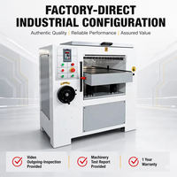 Raboteuse à bois robuste à simple face, réglage numérique de la hauteur, contrôle de vitesse variable VFD. Acceptation des commandes OEM avec personnalisation