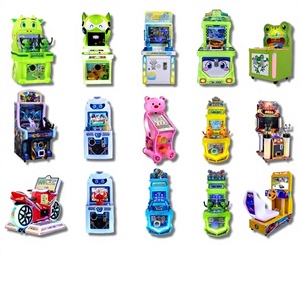 เครื่องเล่นเกมตีตัวตุ่นแบบหยอดเหรียญสำหรับเด็ก 2 ผู้เล่น พร้อมลูกบอลและปืนฉีดน้ำ - Product Image 1