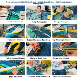 Tabla de SUP Inflable de Doble Espesor con Tecnología Drop Stitch, Serie Control del Viento, Plegable, para Surf y Remo - Product Image 3