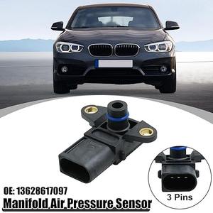 X AUTOHAUX 3 pines Colector de admisión de coche Sensor de presión de aire absoluta 13628617097 DC 12V para <span class=keywords><strong>BMW</strong></span> E60 E66 E82 E90 E91 X3 X5 M6 - Product Image 5