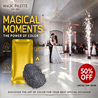 Machine à étincelles froides portable 750W, effet fontaine rotative, pour effets spéciaux, fontaine de poudre, feux d'artifice rotatifs, jet de mariage, 200g de poudre de titane