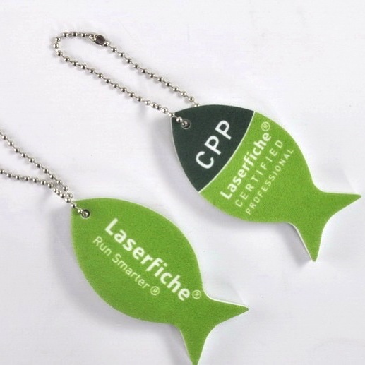 Promotion Custom Printing Your logo Floating Eva Foam Fish Shape Keychain, Floating Key Ring Custom Shape and Design