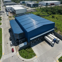 Entrepôt préfabriqué en structure métallique avec poutres en H haute résistance pour opérations industrielles – Bâtiment métallique préfabriqué
