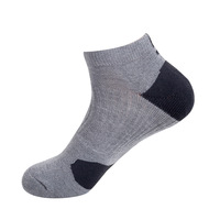 Chaussettes de sport basses pour hommes, tricotées sur mesure, avec coussinets en tissu éponge, idéales pour la course et l'entraînement – Vente en gros OEM