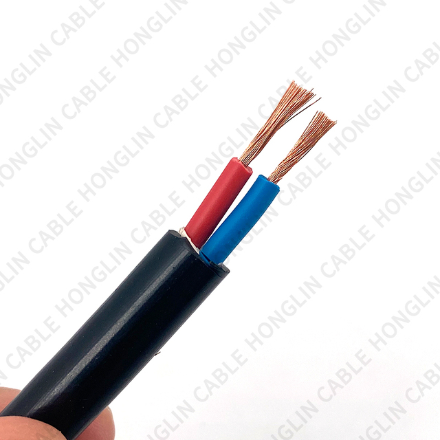 Manufacture Customized Power Cable 2x2.5mm Shieided Electrical Cable Wires PVC Insulation