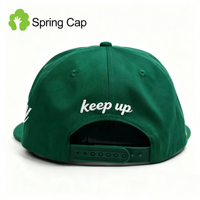 Topi Snapback 5 Panel Profil Sedang Tanpa Struktur Gaya Vintage dengan Pinggiran Pendek